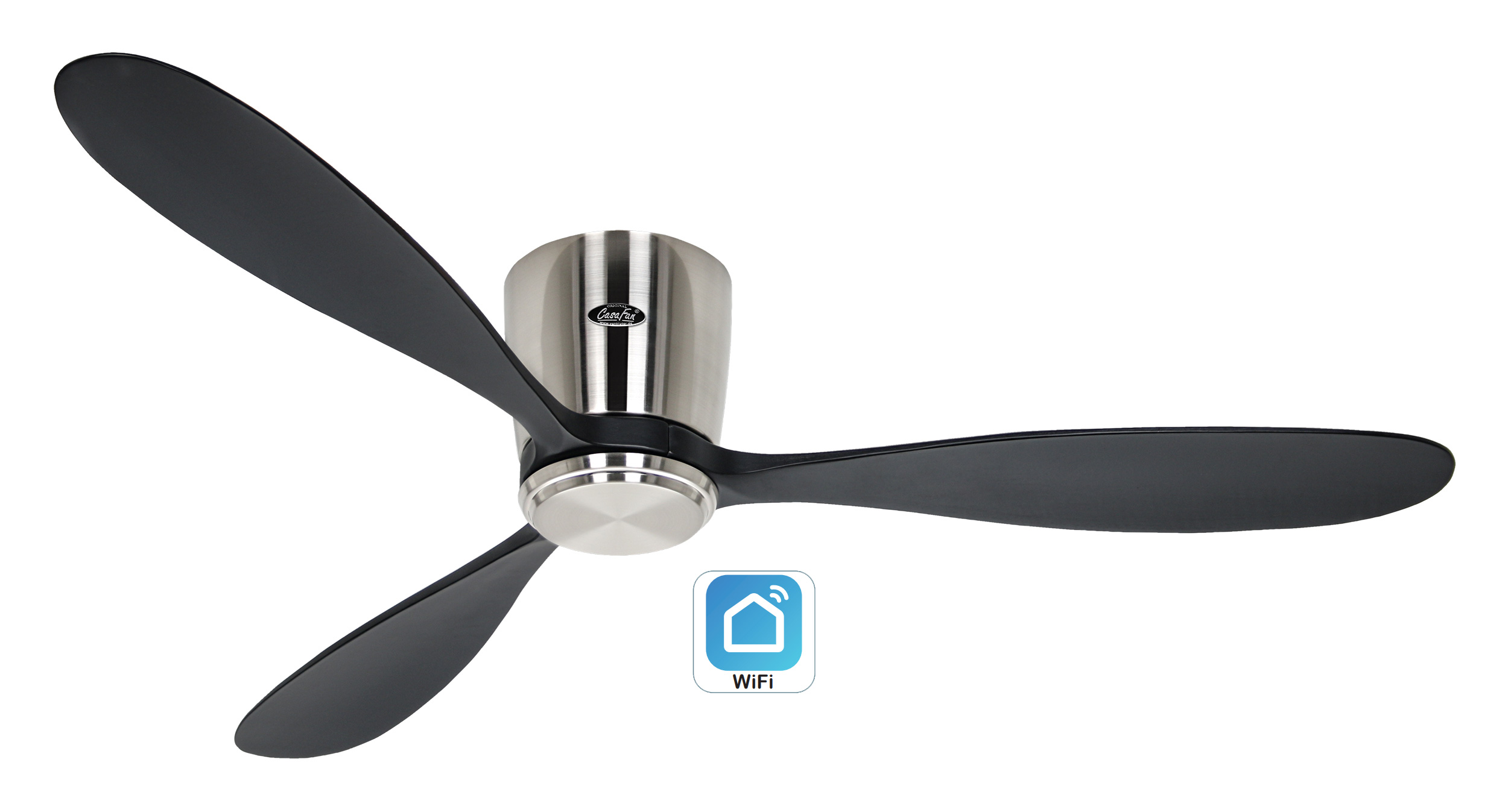 CasaFan Deckenventilator Eco Plano Wood BN-SW WiFi Produktbild Ean:4024397381012 SKU:313290W Deckenventilator von www.Deckenventilator-Experte.de Bild 1