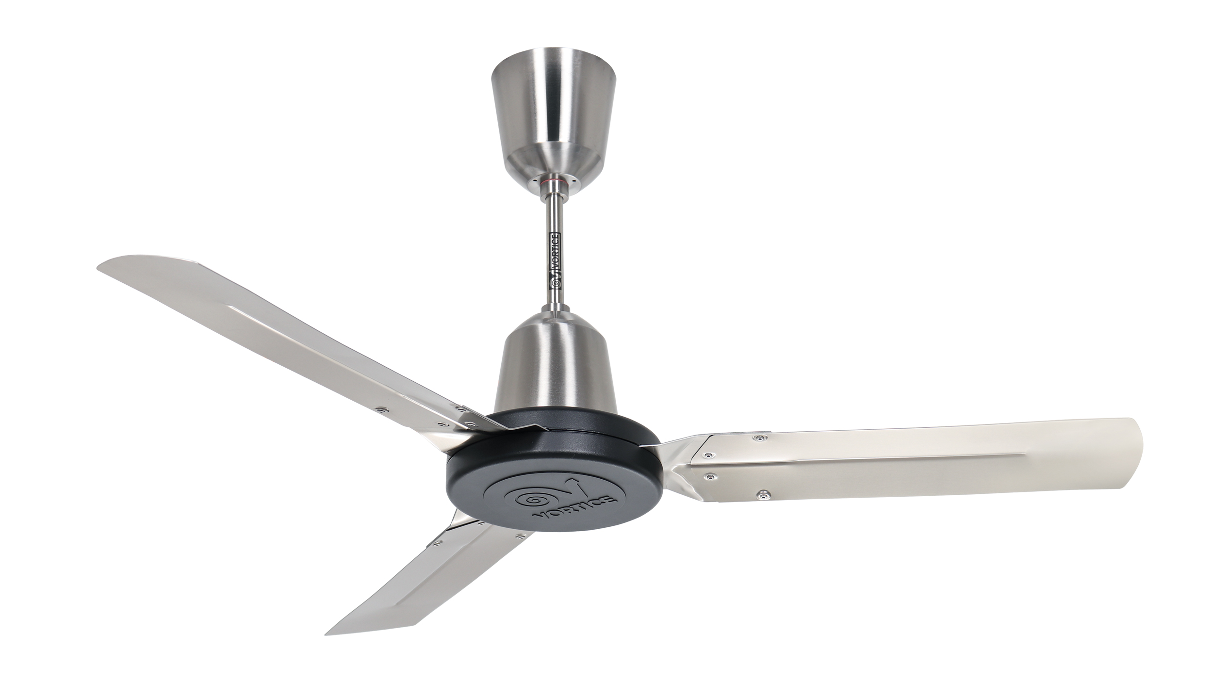 Vortice Deckenventilator Nordik HD 120 Inox Produktbild Ean:8010300610245 SKU:61024 Deckenventilator von www.Deckenventilator-Experte.de Bild 1