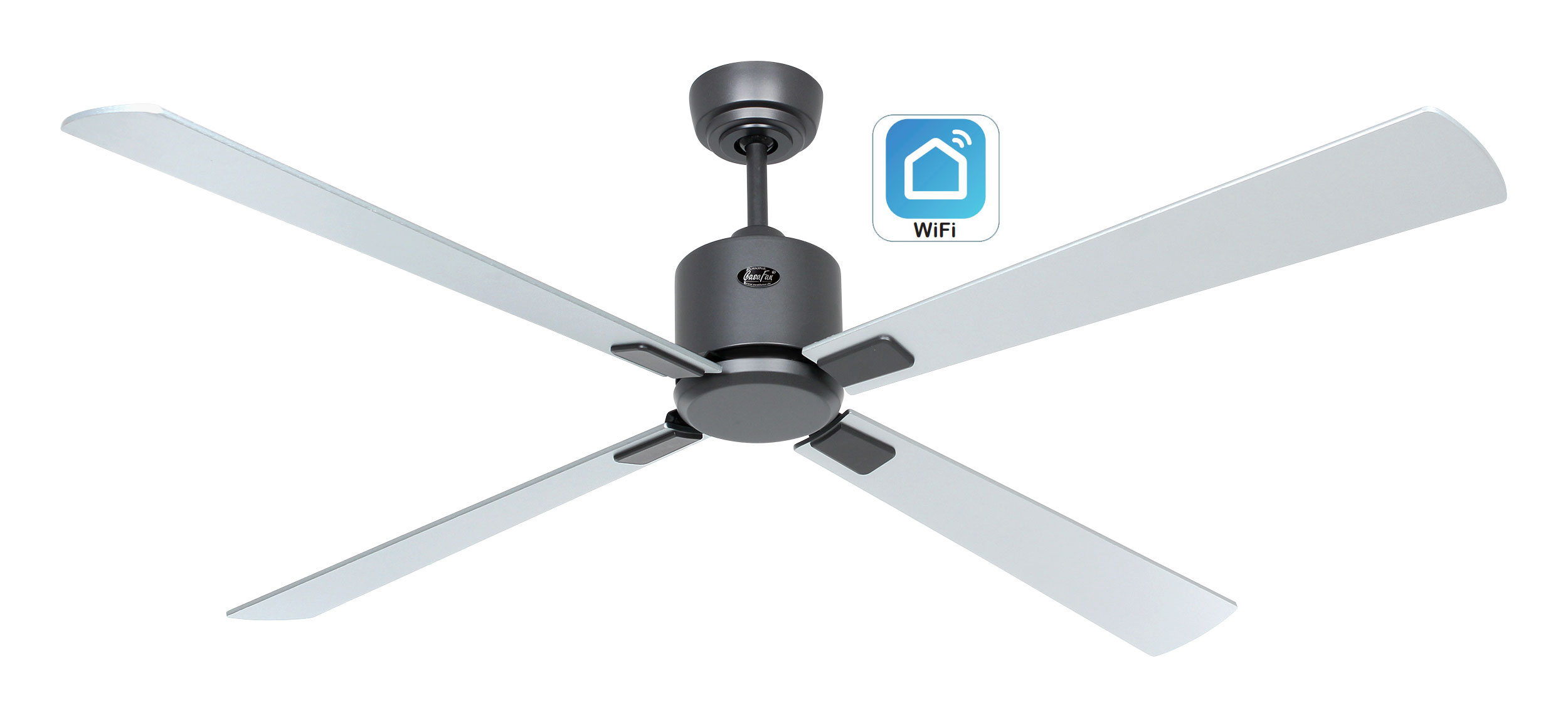 CasaFan Deckenventilator Eco Neo III 152 BG-WN/SI WiFi Produktbild Ean:4024397383733 SKU:952337W Deckenventilator von www.Deckenventilator-Experte.de Bild 1