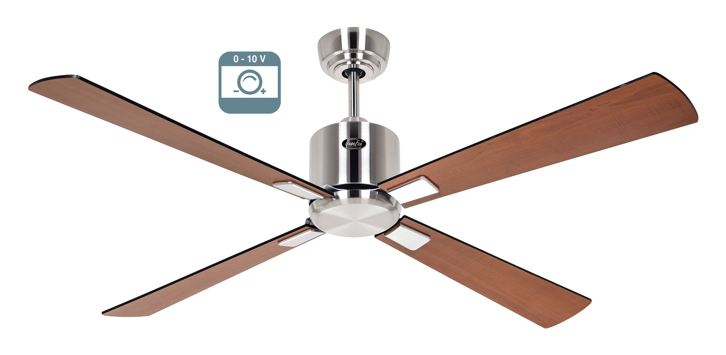 CasaFan Deckenventilator Eco Neo III 132 BN-SW/TK 0 - 10 V Produktbild Ean:4024397384471 SKU:9422021 Deckenventilator von www.Deckenventilator-Experte.de Bild 1