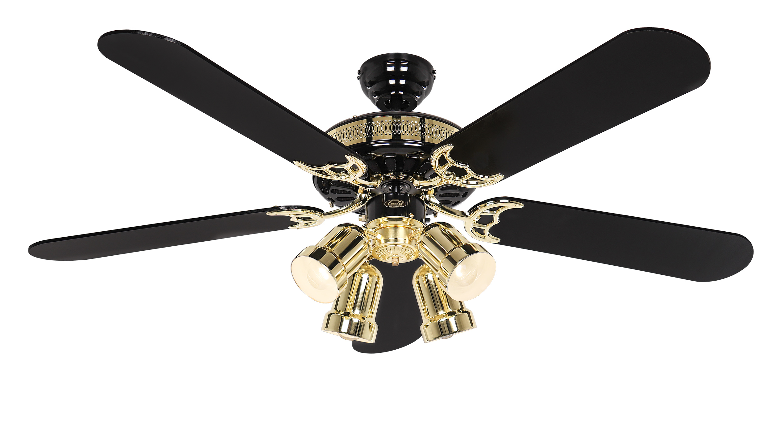 CasaFan Deckenventilator Black Magic mit Leuchte Produktbild Ean:4024397340507 SKU:513207 Deckenventilator von www.Deckenventilator-Experte.de Bild 1