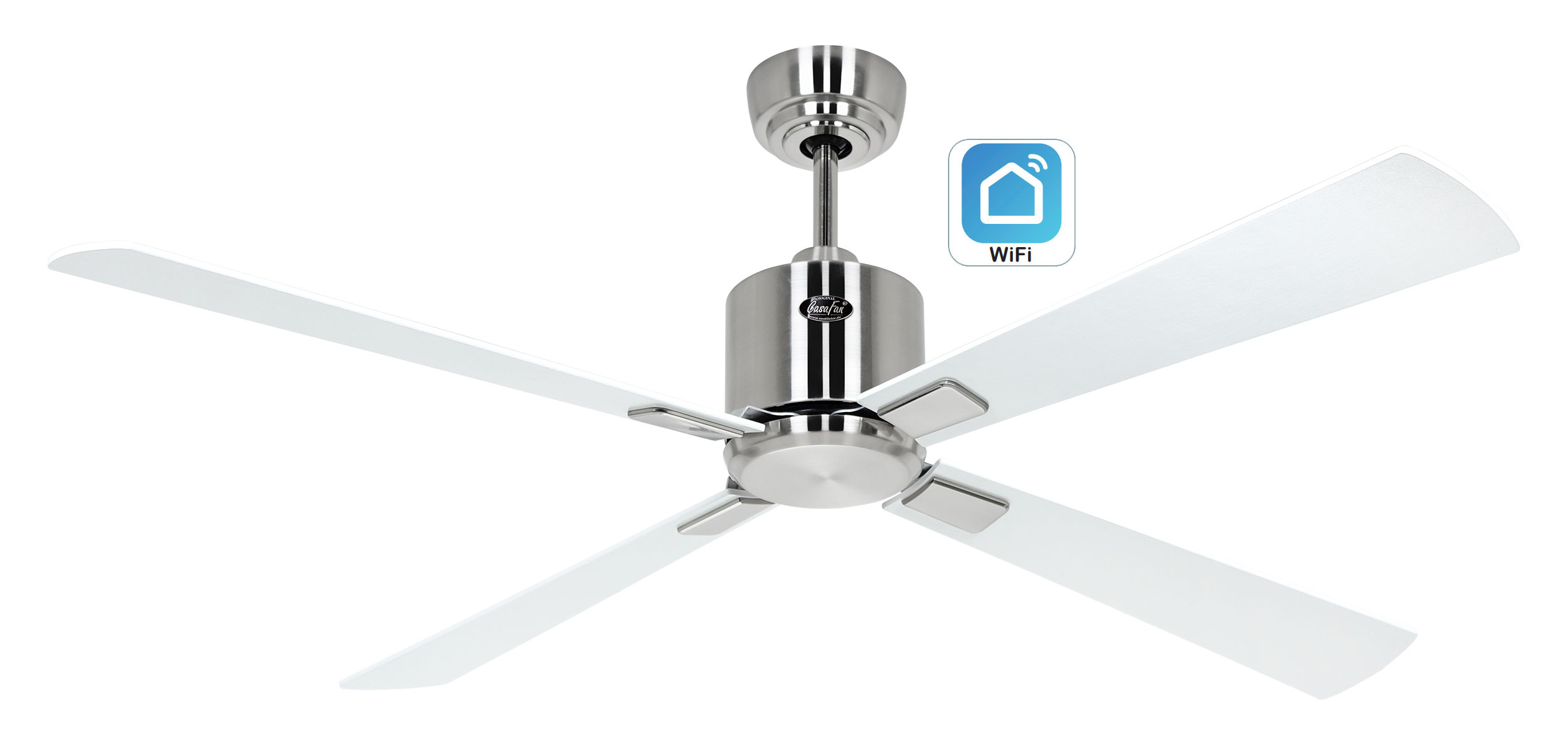 CasaFan Deckenventilator Eco Neo III 132 BN-WE/LG WiFi Produktbild Ean:4024397383597 SKU:942232W Deckenventilator von www.Deckenventilator-Experte.de Bild 1