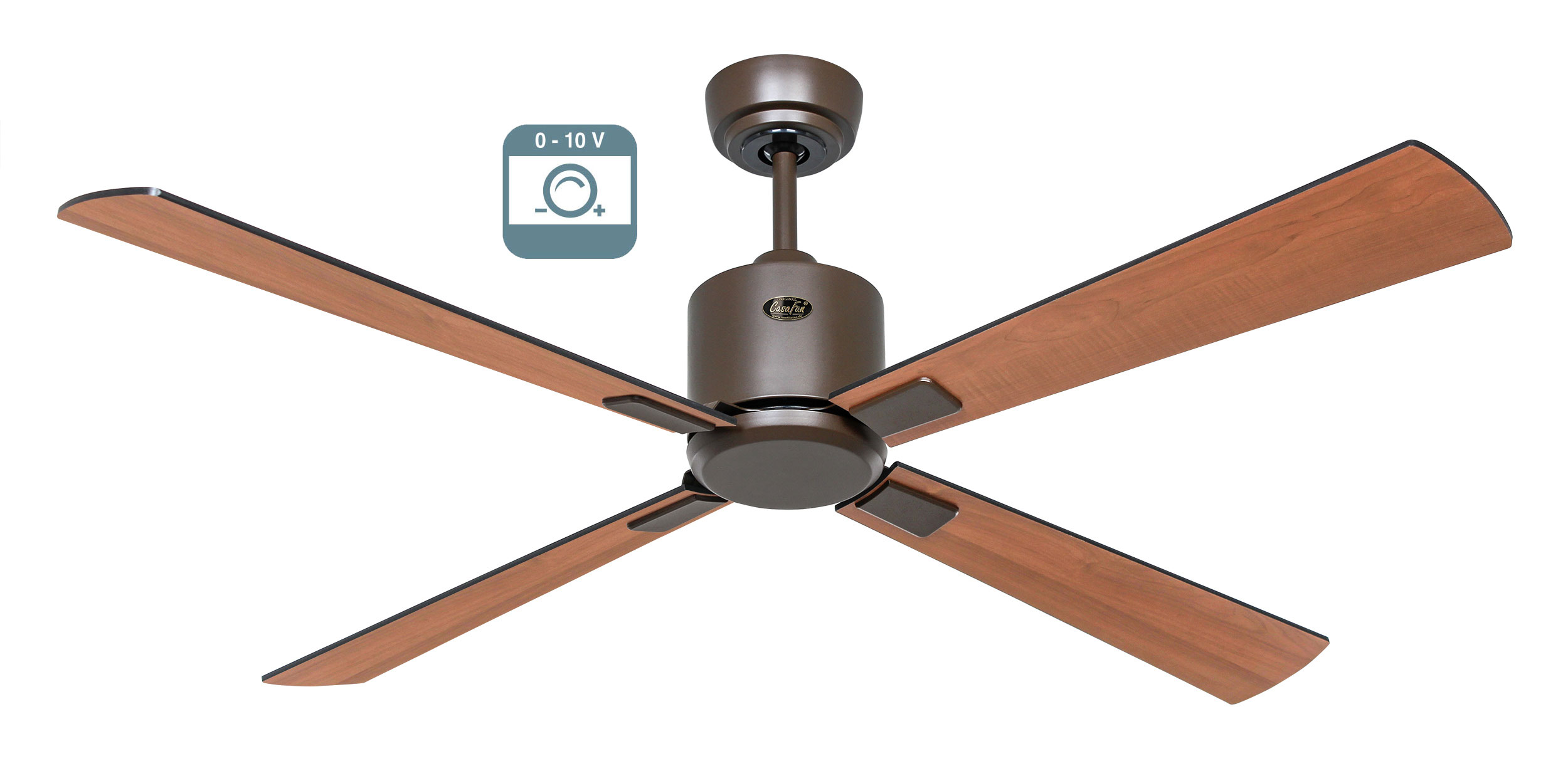 CasaFan Deckenventilator Eco Neo III 132 BZ-SW/TK 0 - 10 V Produktbild Ean:4024397384518 SKU:9492021 Deckenventilator von www.Deckenventilator-Experte.de Bild 1
