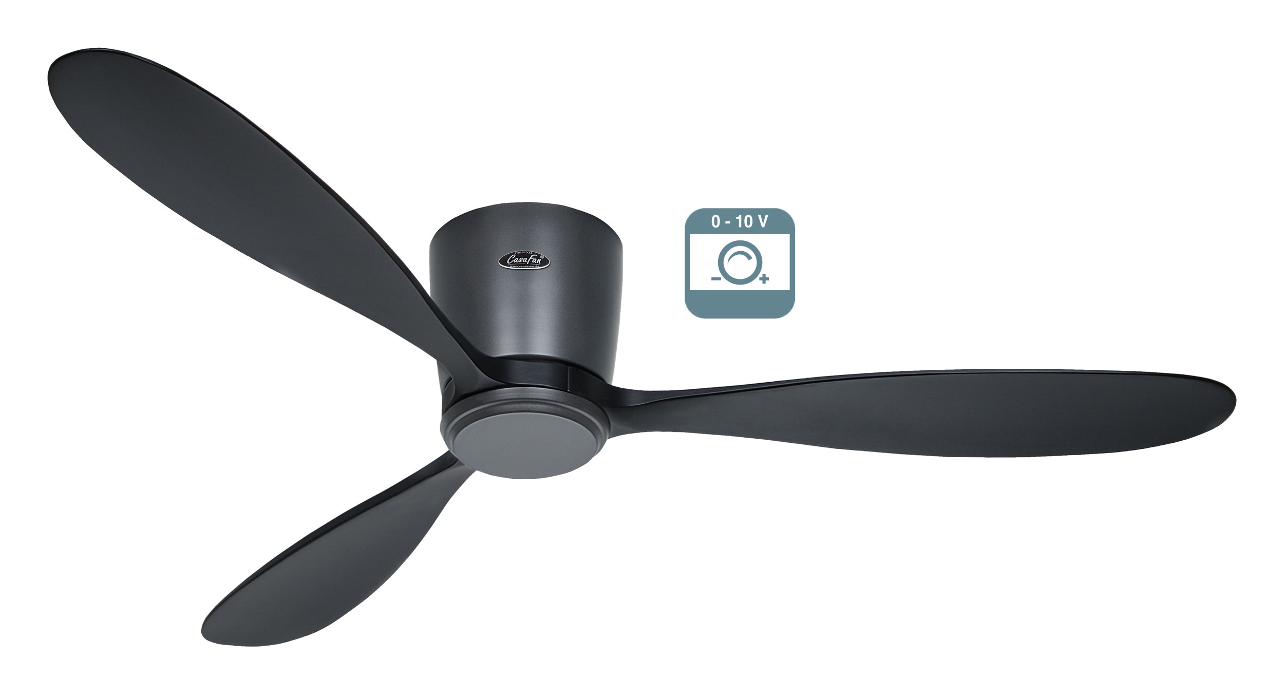 CasaFan Deckenventilator Eco Plano Wood BG-SW 0 - 10 V Produktbild Ean:4024397382545 SKU:3132961 Deckenventilator von www.Deckenventilator-Experte.de Bild 1