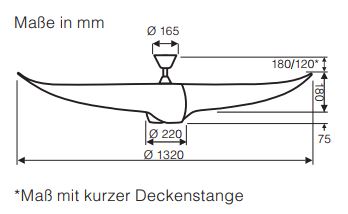 CasaFan Deckenventilator Eco Helix WE Produktbild Ean:4024397132546 SKU:313254 Deckenventilator von www.Deckenventilator-Experte.de Bild 7