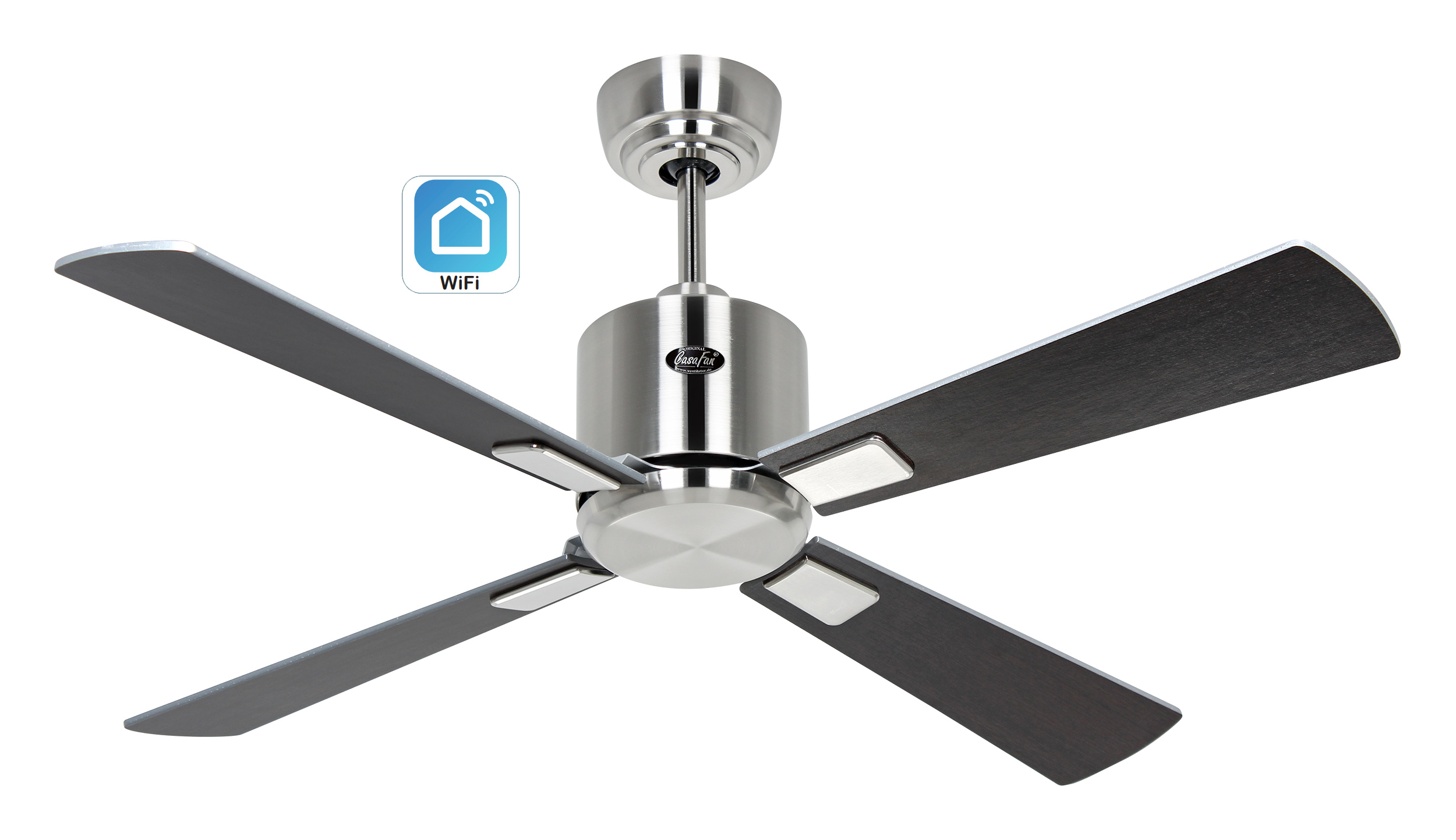 CasaFan Deckenventilator Eco Neo III 103 BN-WN/SI WiFi Produktbild Ean:4024397383313 SKU:942141W Deckenventilator von www.Deckenventilator-Experte.de Bild 1