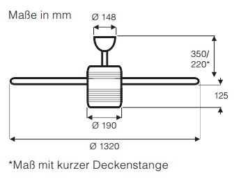 CasaFan Deckenventilator ALU AL Produktbild Ean:4024397132188 SKU:513218 Deckenventilator von www.Deckenventilator-Experte.de Bild 8