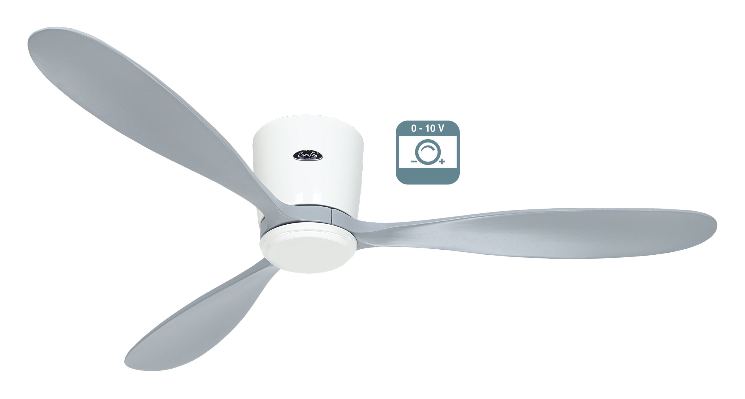 CasaFan Deckenventilator Eco Plano Wood WE-LG 0 - 10 V Produktbild Ean:4024397382514 SKU:3132931 Deckenventilator von www.Deckenventilator-Experte.de Bild 1